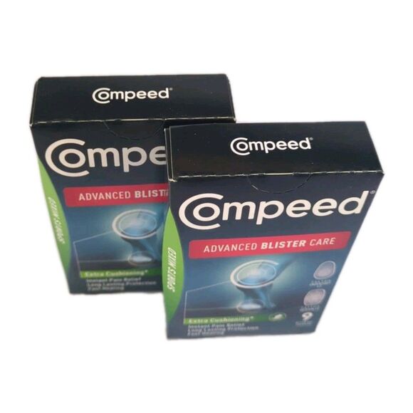(2) NEW Compeed Adv Blister Care 9-Cnt Sports Mixed Hydrocolloid Exp 12-2025 - Picture 2 of 6